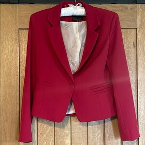 Women's Vintage Red Blazer Like New